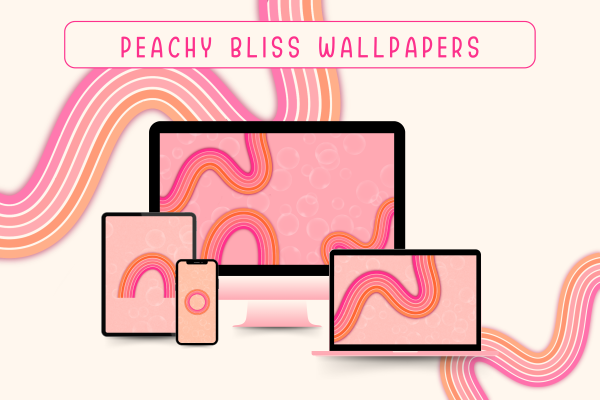 40 Peachy Bliss Wallpapers | Responsive | Colorful | Brings JOY !